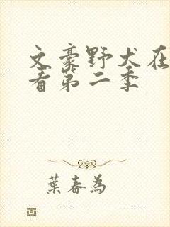 文豪野犬在线观看第二季