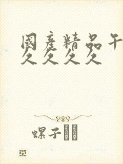 国产精品午夜久久久久久