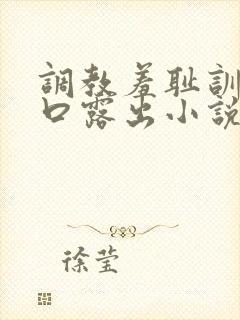 调教羞耻训诫粗口露出小说