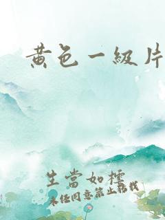 黄色一级片特级