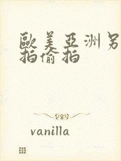 欧美亚洲另类自拍偷拍