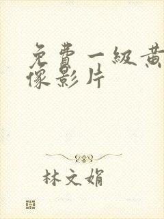 免费一级黄色录像影片