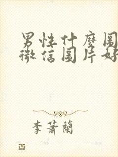 男性什么图像做微信图片好