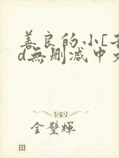 善良的小[子hd无删减中文
