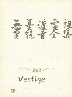 无忧渡电视剧免费观看全集在线播放