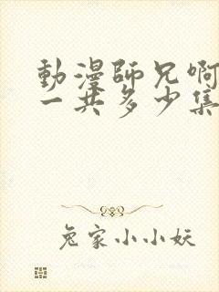 动漫师兄啊师兄一共多少集