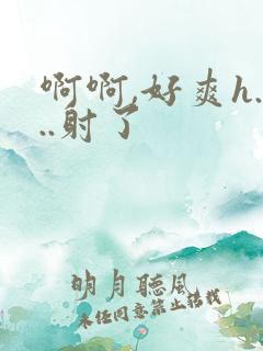 啊啊,好爽h...射了