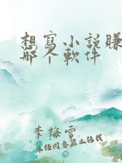 想写小说赚钱去哪个软件