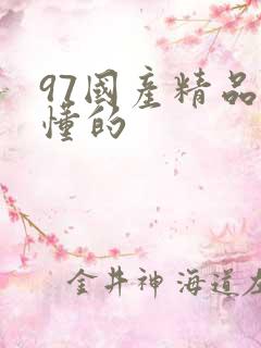 97国产精品你懂的