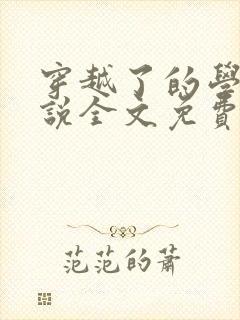 穿越了的学霸小说全文免费阅读