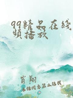 99精品在线视频播放