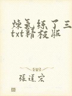 炼气练了三千年txt精校版