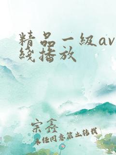 精品一级av在线播放