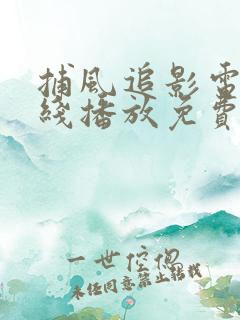 捕风追影电影在线播放免费高清版