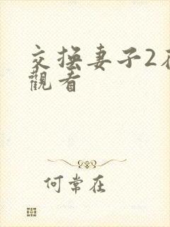 交换妻子2在线观看