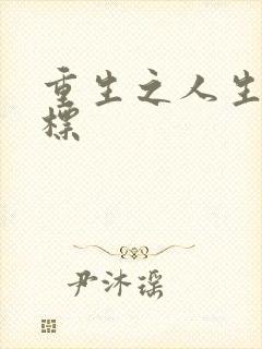 重生之人生新目标