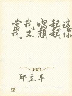 当我唱起这首歌我又想起你了是什么歌名