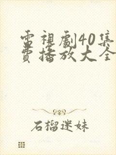 电视剧40集免费播放大全