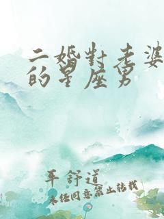 二婚对老婆最好的星座男