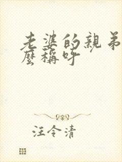 老婆的亲弟弟怎么称呼