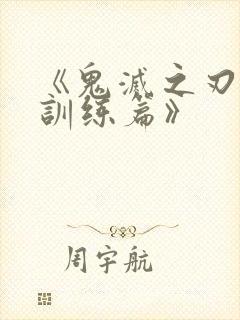 《鬼灭之刃 柱训练篇》