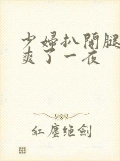 少妇扒开腿让我爽了一夜