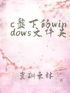 c盘下的windows文件夹怎么清理空间