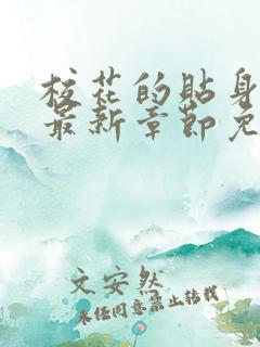 校花的贴身高手最新章节免费阅读 小说