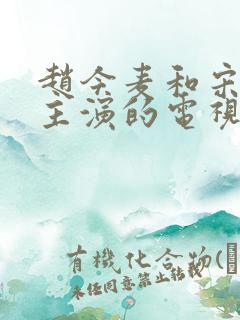 赵今麦和宋威龙主演的电视剧