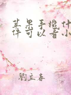 苹果手机什么软件可以看小说