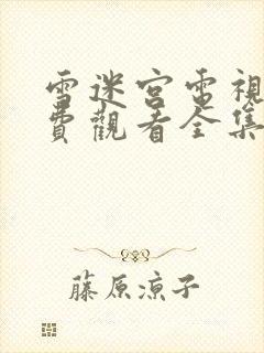 雪迷宫电视剧免费观看全集在线播放