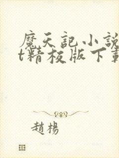 魔天记小说txt精校版下载