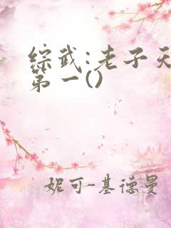 综武:老子天下第一()