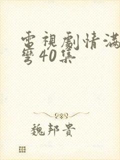 电视剧情满九道弯40集