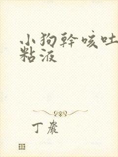 小狗干咳吐白色粘液