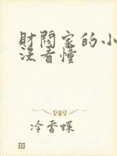 财阀家的小儿子没看懂