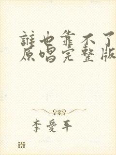 谁也靠不了歌曲原唱完整版