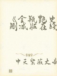 《金瓶艳史》无删减版在线
