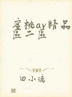 蜜桃av精品一区二区