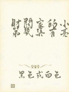 财阀家的小儿子第几集有亮点