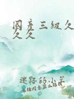 国产三级久久久久久