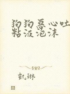 狗狗恶心吐白色粘液泡沫