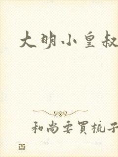 大明小皇叔
