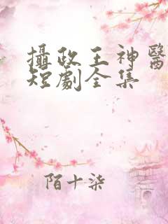 摄政王神医毒妃短剧全集