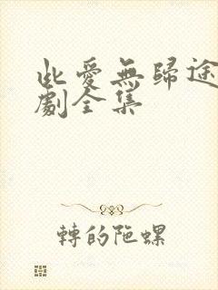 此爱无归途电视剧全集