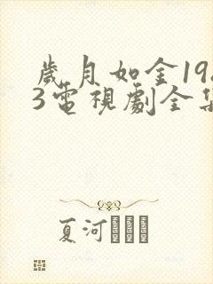 岁月如金1983电视剧全集免费观看