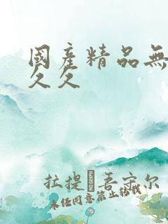 国产精品无产久久久