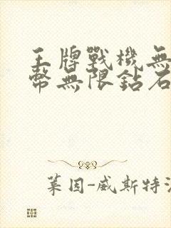 王牌战机无限金币无限钻石版