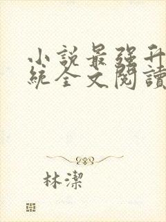 小说最强升级系统全文阅读