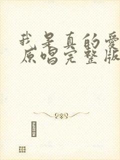 我是真的爱上你原唱完整版